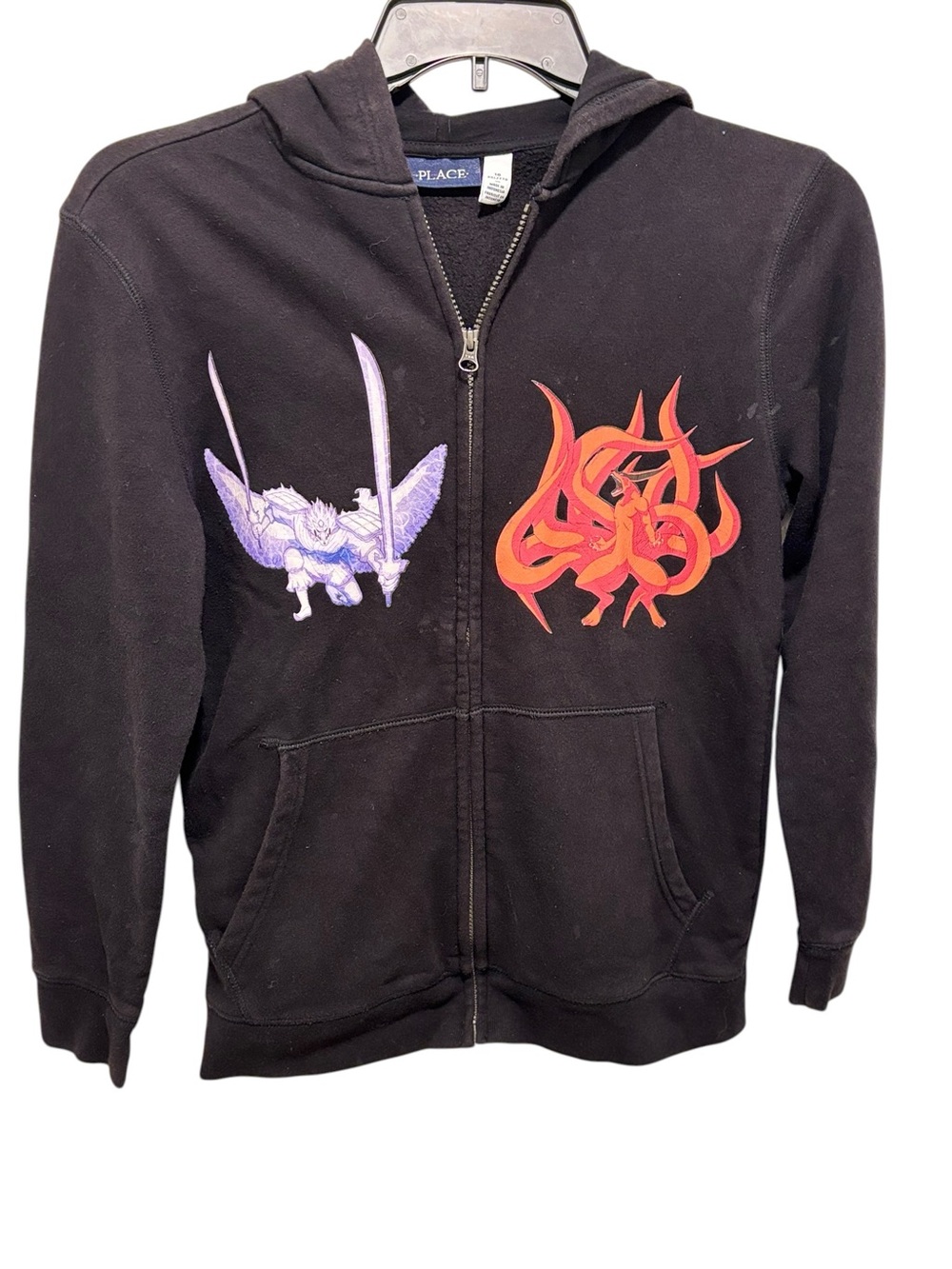 The Children's Place Unisex Naruto Graphic Zip-Up Hoodie Youth Size 16 XXL